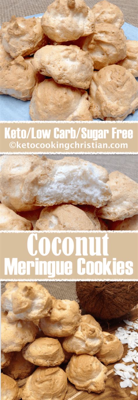 It might take awhile for your palate to adjust to this way of eating, but give it some time. Coconut Meringue Cookies - Keto, Low Carb & Sugar Free | Recipe | Low carb recipes dessert, Low ...