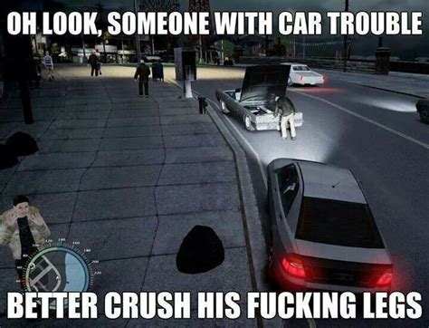Pin By Brittney Beyer On Grand Theft Auto Funny Games Funny Gaming Memes Gamer Humor