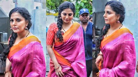 Asha Sarath Hot Full Screen Edit In Vertical Malayalam Actress Asha Sarath Hot Iin Saree In