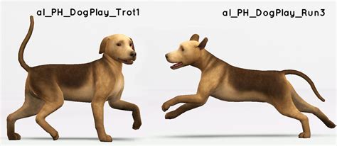 My Sims 3 Poses Dog Play Poses For Large And Small Dogs By Pharaohhound