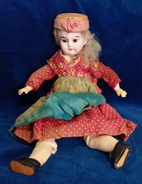 Rare Antique Armand Marseille 1894 40 Dep Bisque Head Doll Folk