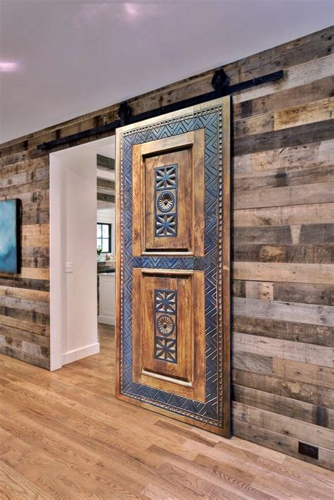 Custom Size Hand Carved Barn Door Antique Craftsman Double Etsy In