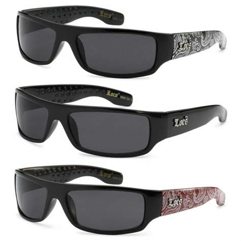 Locs Og Original Gangster Shades Mens Sunglasses Dark Lens Bandana Glasses Black Ebay
