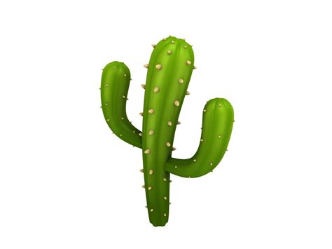Cartoon Cactus 3d Model Cgtrader