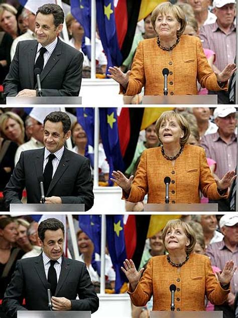 Fotos Fotos Los Arrumacos Entre Merkel Sarkozy Y Otros Imágenes
