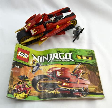 Lego Ninjago Kais Blade Cycle 9441 For Sale Online Ebay