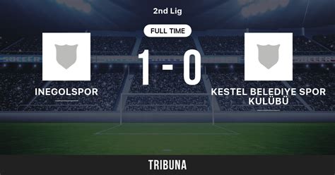 Inegolspor vs Kestel Belediye Spor Kulübü Live Score Stream and H2H
