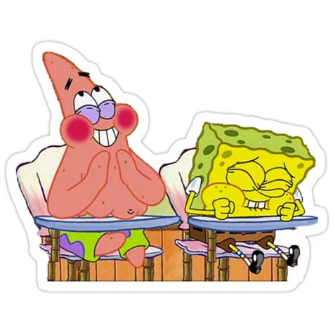 25 Spongebob And Patrick Stickers By Megan Carney