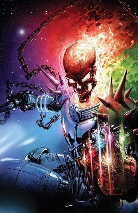 Cosmic Ghost Rider Destroys Marvel History #1 by Clayton Crain | Rajzok
