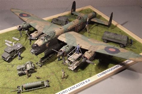 172 Diorama Avro Lancaster Mk Ii With Images Aircraft Modeling