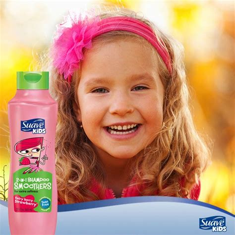 A Pink Headband And Suave Kids 2 In 1 Fairy Berry Shampoo Smoothers Are