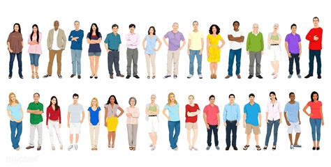 Illustration Of Diverse People Free Image By Diverse