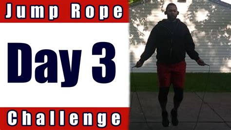 30 Day Jump Rope Challenge Day 3 Youtube