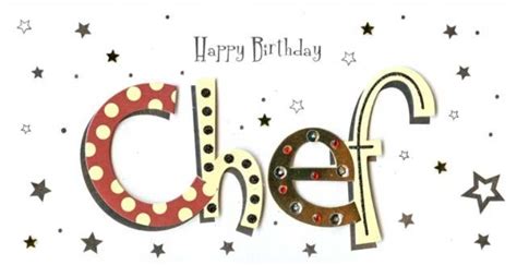 Et si vous cherchez des modèles pour les invitations, vous êtes surtout susceptibles de trouver un certain nombre de choix intéressants. Happy Birthday Chef- Pic