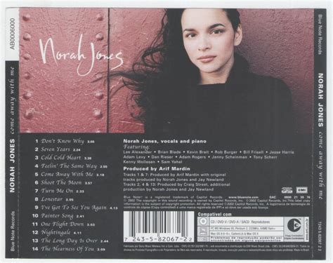 Cd Norah Jones Come Away With Me Cd Bonus 4 Musicas R 5000 Em Mercado Livre