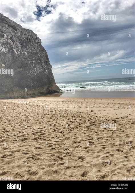 Adraga Beach Colares Sintra Portugal Stock Photo Alamy