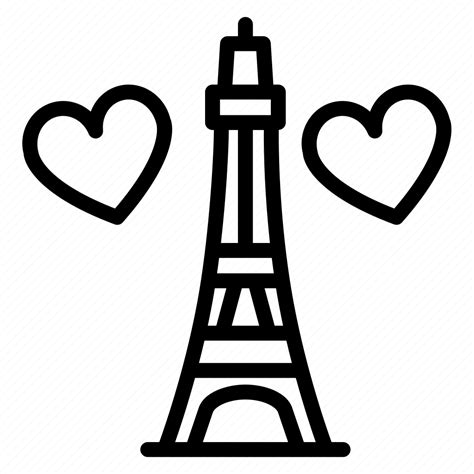 Eiffel Eiffel Tower Love Paris Romantic Tower Valentine Icon