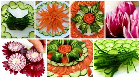 10 Handmade Salad Decorationsalad Design Fruit And Vegetable Carving