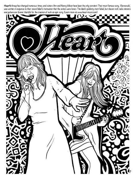 Queen Rock Band Coloring Pages Inerletboo