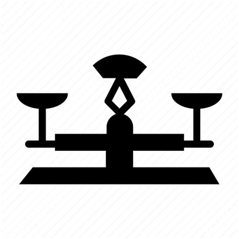 Balance Balance Scale Comparison Fair Justice Science Weight Icon