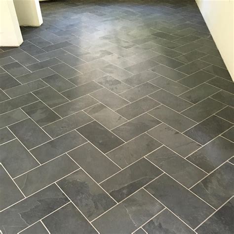 Patterned Floor Tiles With Grey Grout Peel And Stick Floor Tile