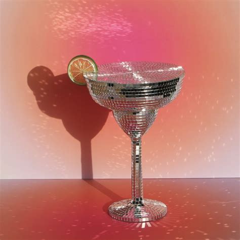 Disco Margarita Glass