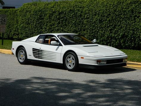 The Real Wolf Of Wall Streets White Ferrari Testarossa For Sale