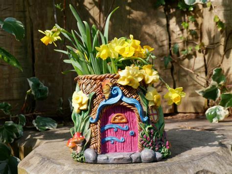 Fairy Garden Plant Pot Enchanted Daffodil Garden Planter Etsy