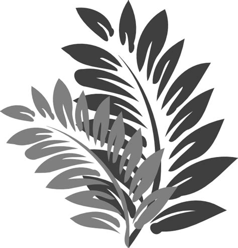 Download Leaves Grey Clip Art at Clker.com - vector clip art online, royalty free & public domain