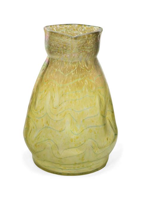 A Large Loetz Iridescent Glass Vase Circa 1900 Christies