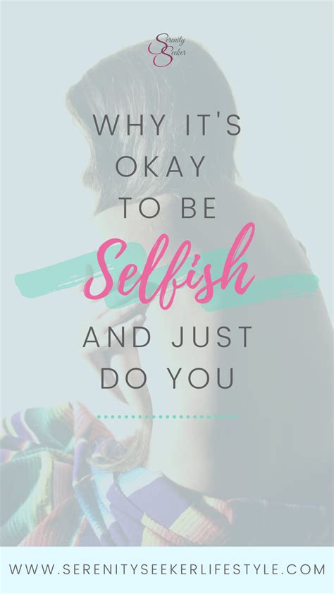 Its Okay To Be Selfish And Just Do You — Sarah Ellen Coaching