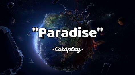 Paradise Coldplay Lyrics Youtube