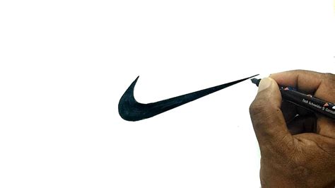 How To Draw The Nike Swoosh Logo Youtube