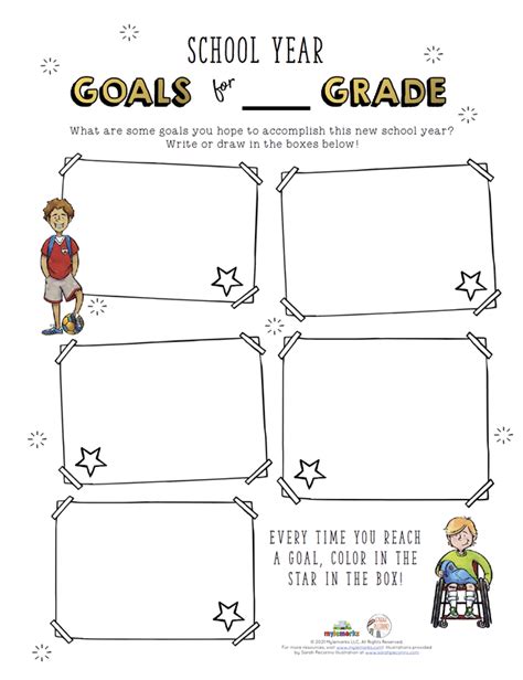 Goal Setting Worksheets For Kids And Teens