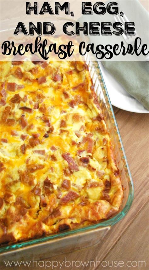 Ham Egg And Cheese Breakfast Casserole Cooktoday Recipes