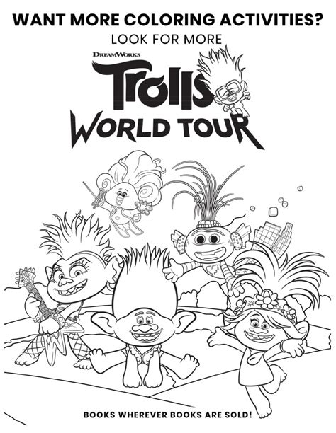 Trolls and bergens coloring pages (24). Trolls World Tour coloring pages - YouLoveIt.com