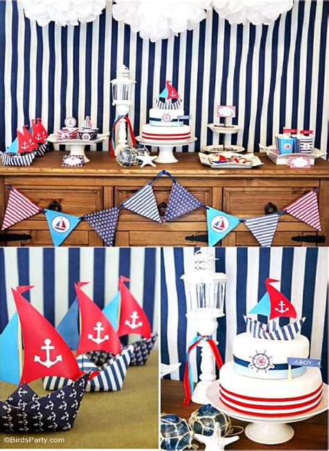 Everything nautical is a family owned business that has been serving nautical collectors online since 1998. Nautical Birthday Party Printables Supplies | BirdsParty.com