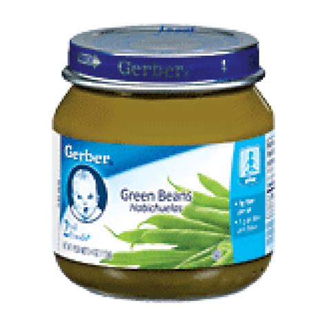 Once baby is ready for finger foods, typically. Gerber 2nd Foods Baby Food Green Beans 4oz