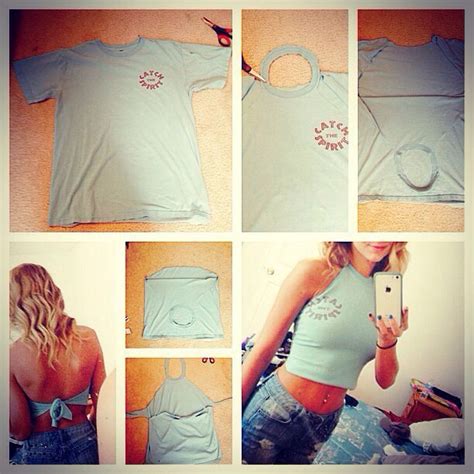 I arranged the fabric below the twist into a few folds, pinned those down, and then topstitched along both sides to hold the folds in place. Creative DIY Tutorials To Turn On Your Old T-shirt Into A ...