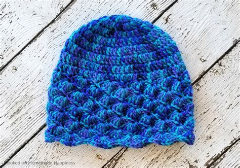 Shell Beanie Crochet Pattern Crochet Along For A Cause Hooked On