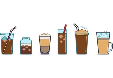 Free Iced Coffee Cup Vectors 87748 Vector Art At Vecteezy