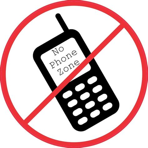 3inx3in No Phone Zone Sticker Sign Vinyl Bumper Decal Stickers Etsy