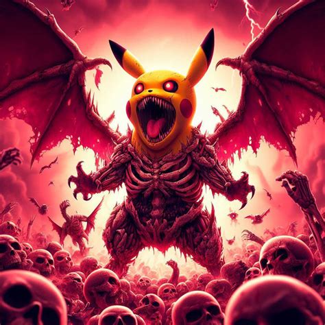 Pikachu Ultra Demon By Betoz666 On Deviantart