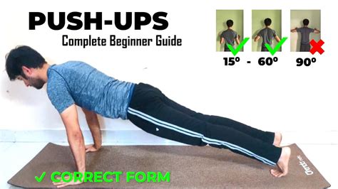 Push Ups Learn In 4 Easy Steps For Complete Beginners Youtube