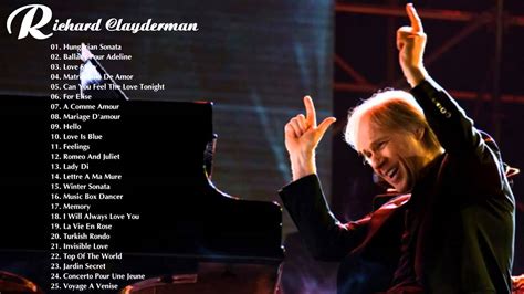 Richard Clayderman Greatest Hits The Best Of Richard Clayderman