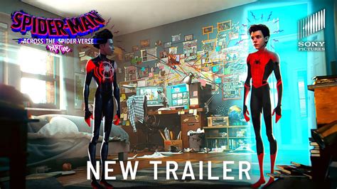 spider man across the spider verse part one new trailer 2023 sony pictures hd youtube