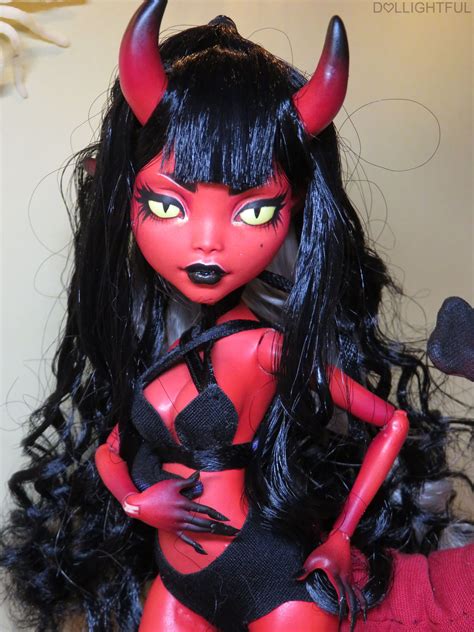 Halloween Special Demon Succubi Doll Custom Ooak Lagoona Blue Custom