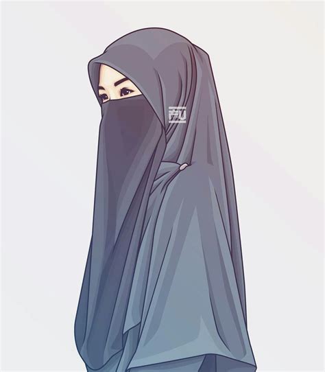 Gambar Kartun Muslimah Bercadar Malu Gambar Kartun Gambar Kartun Hijab