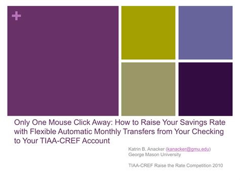 Katrin anacker tiaa_cref_submission | PPT