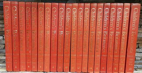 Childrens Britannica 1970 Complete 20 Book Encyclopaedia Set